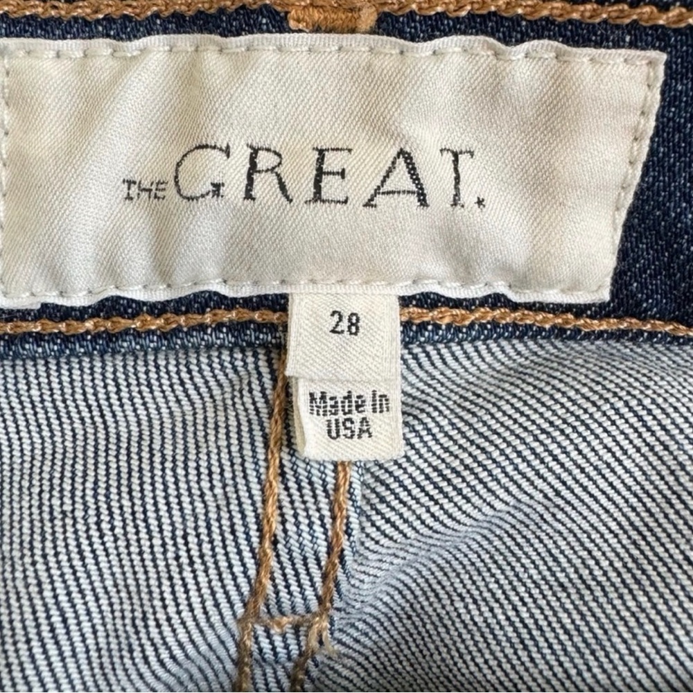 The GREAT the Nerd denim jeans VGUC mini flare jean - Picture 4 of 4